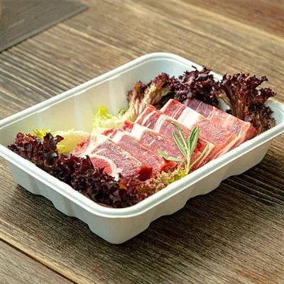 Plateaux alimentaires en bagasse